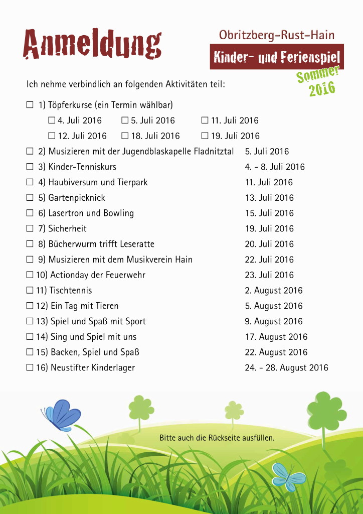 Ferienspiel Anmeldeformular 2016 A4 web[1] Seite 1 i